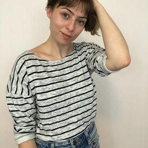 Boatneck Striped Shirt